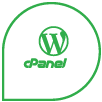cPanel and Wordpress icons